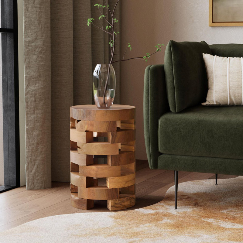 Table de bout Charnessa, Marron