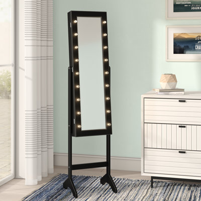 Bowen 14'' Wide Freestanding Jewelry Armoire
