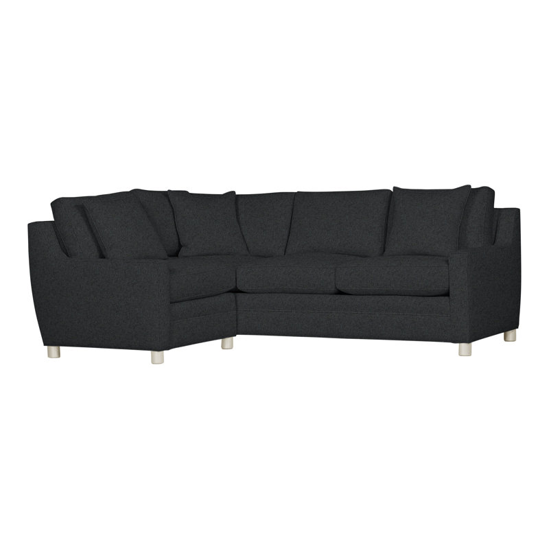Fairgrove Upholstered L-Shaped Sectional Left Hand Facing, Ian Lagoon, Wrenn