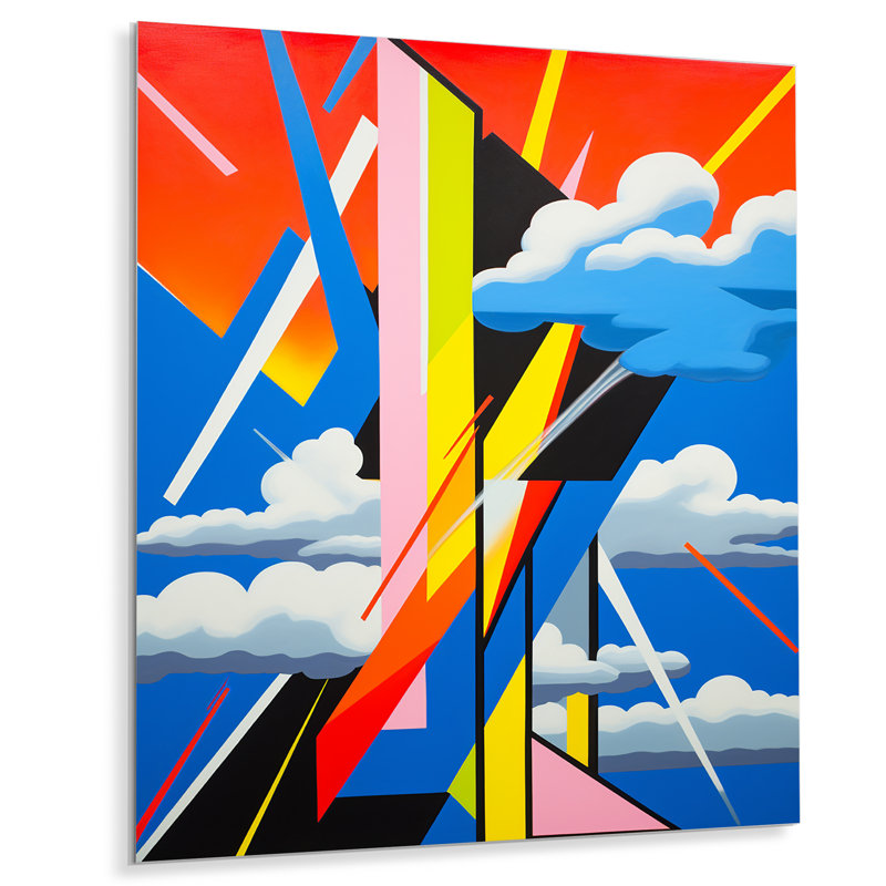 «Charged Atmosphere Lightning» sur, H 40 po x l 30 po x P 1,5 po