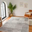 Tapis crème et noir 8 pi x 11 pi