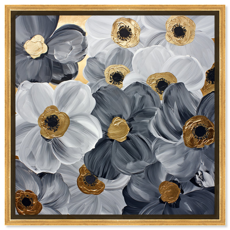 Fields and Fields, Gold Framed, 31" H x 31" W