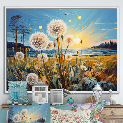 «Landscape Vangogh Dandelions Field I» sur toile