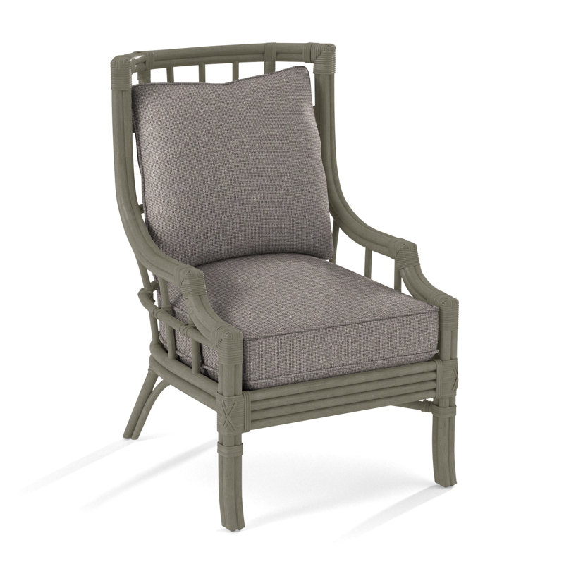 Fauteuil large 28,5 po Seville, Performance gris sucre; 0863-84, Pierre grise