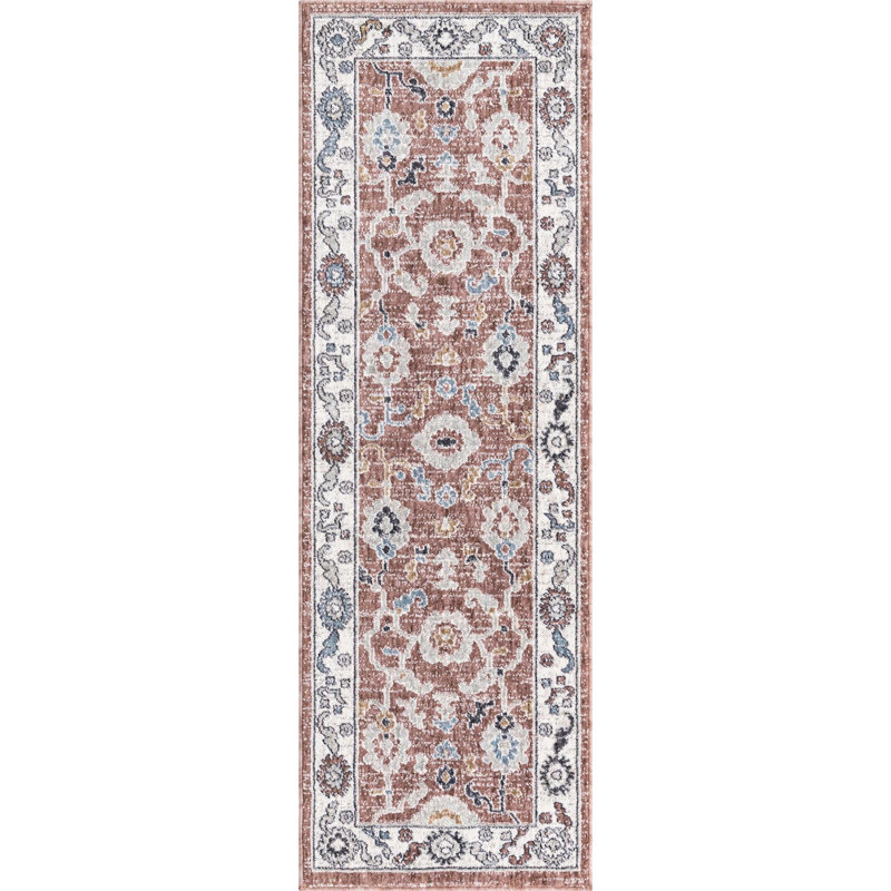Policarpio Oriental Indoor Rug, Runner 2' x 8'
