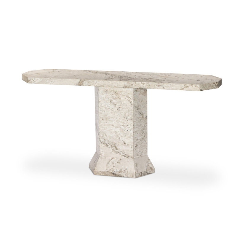Argos 65'' W Marble Console Table