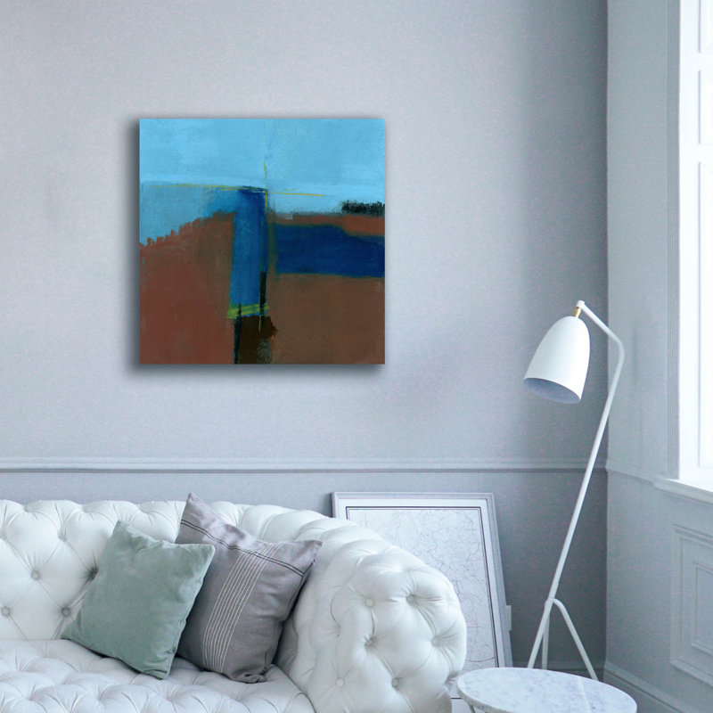 «House On The Hill» par Michelle Oppenheimer, H 37 po x l 37 po x P 1,5 po