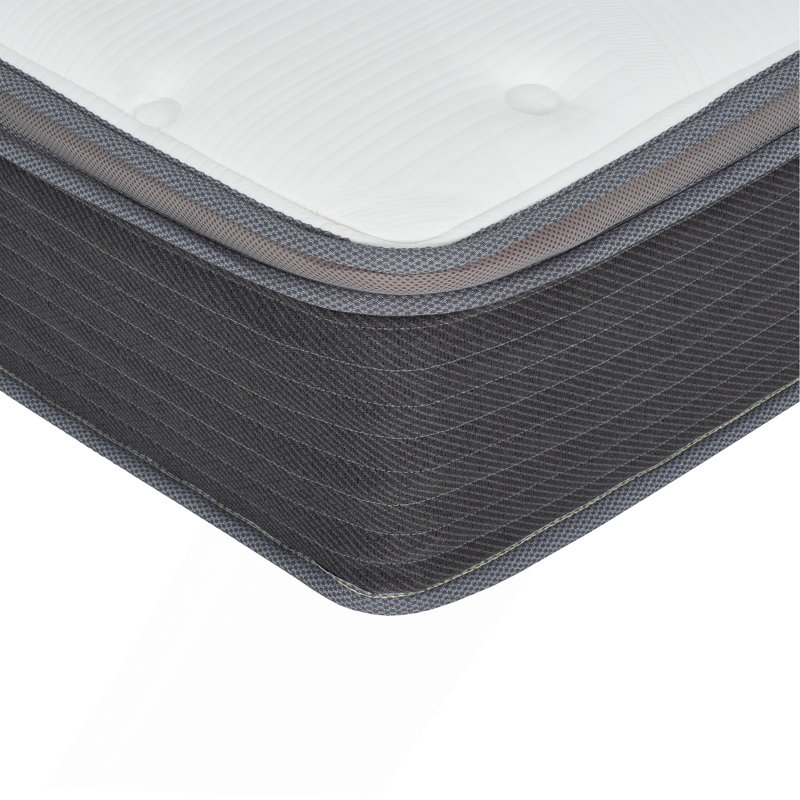 Pocket Spring Mattress Bed In A Box, Soft Euro Top Gel Memory Foam Mattress, Twin, 10"