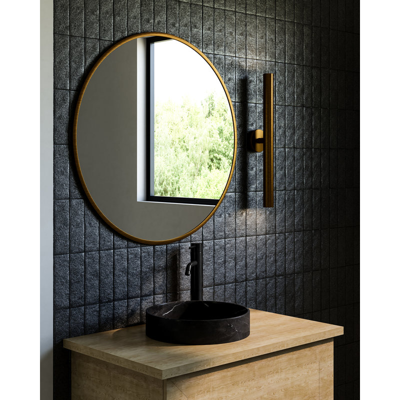 Applique murale Mason, Laiton rétro, H 24,13 po x l 4,75 po x P 2,88 po