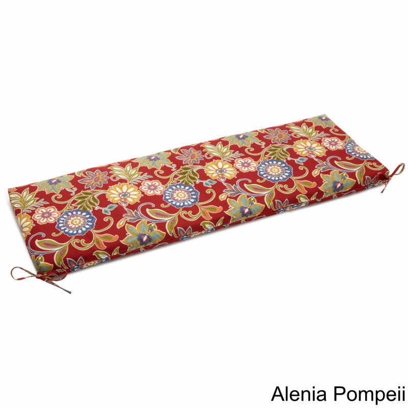 Outdoor 3'' Bench Seat Cushion, Alenia Pompeii