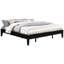 Lit plateforme très grand noir, profil bas avec base à lattes, adaptabilité universelle, profil de lustre de chambre à coucher, solution moderne en contreplaqué-2041264455