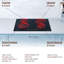 Rangaire 24 Inch Induction 4 Burner Cooktop with Slide Touch Controls and Timer