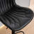 Swivel Adjustable Height Faux Leather Bar Stool-376865815
