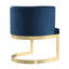 Chaise rembourrée en velours Aura-26649266