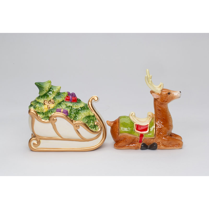 Ensemble de salière et poivrière The Holiday Aisle Stanger Christmas