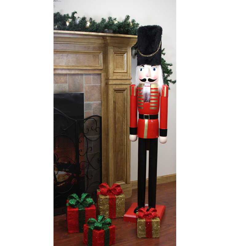 Soldat casse-noisette de Noël en bois 5 pi