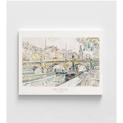 Paris Wall Art Print: Paul Signac Vintage 1923 Sketch