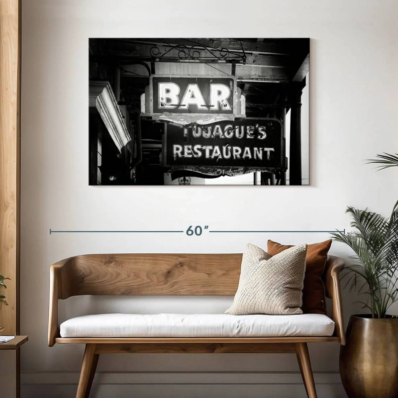 Enseigne de bar Tergel Nola, H 30 po x l 45 po