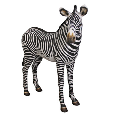 Statue foal zèbre à l’échelle grand-africains