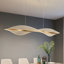 Luminaire suspendu linéaire en or 3000K