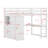 Jamien Kids Full Loft Bed with Drawers-2016140545