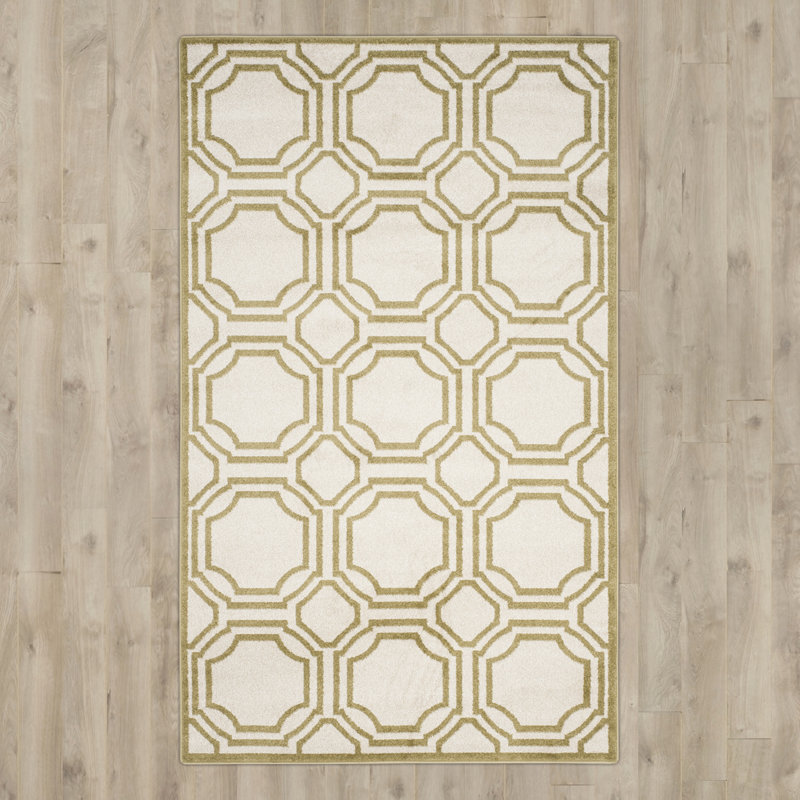 Tapis à performance géométrique Brittnany, Rectangle 9 pi x 12 pi