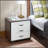 Two-Tone Nightstand With 3 Drawers-1261082236