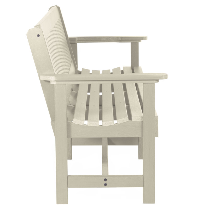 Lunz Outdoor Bench, Whitewash