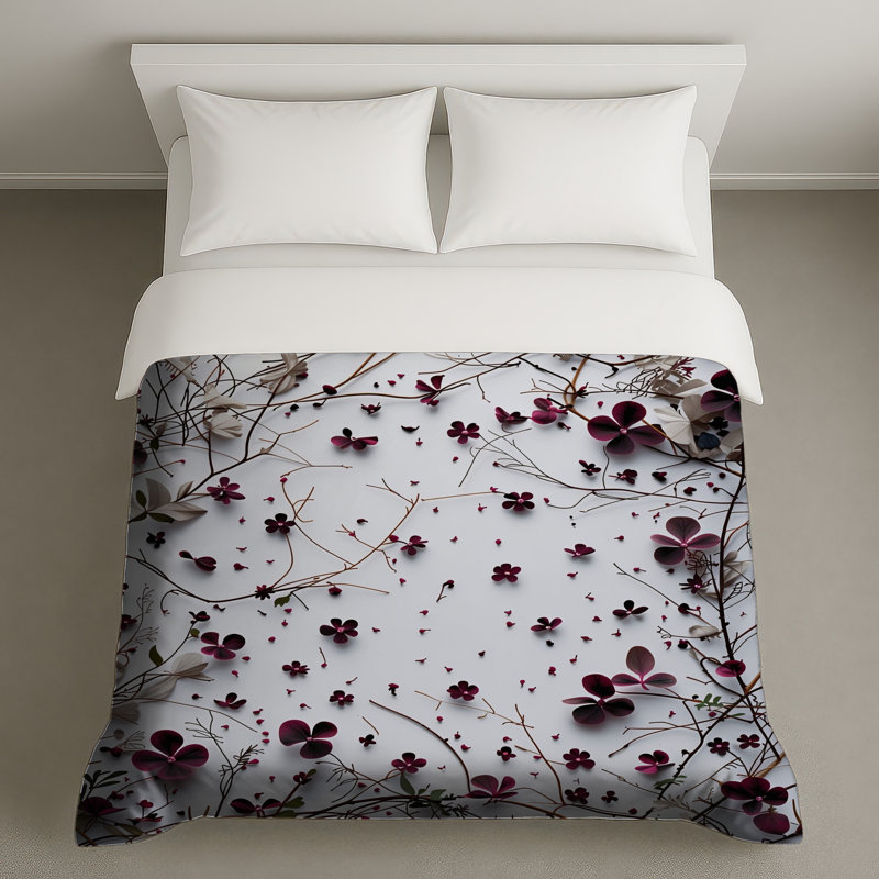 Housse de couette Floral Bedding Nature, Très grand lit
