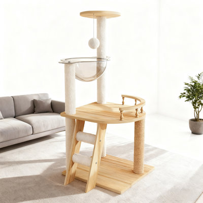 Modern Wood Cat Condos & Cat Trees, Stylish Mdf Design For Home