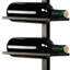 10 Bottle Wine Bottle Rack in Black
