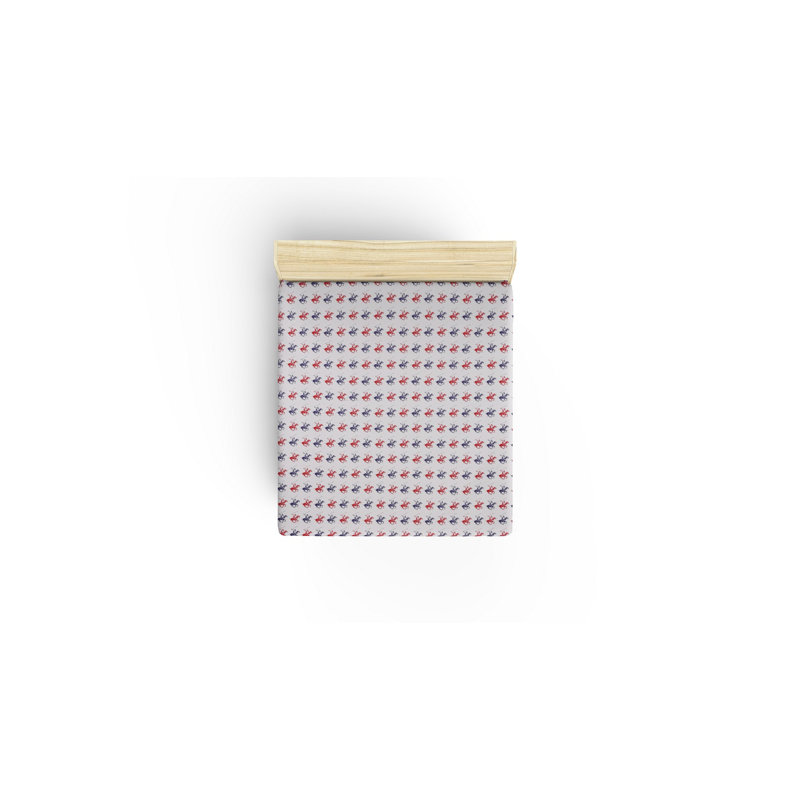 Drap 100% coton BHPC 011, Drap plat pour lit simple