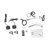 2-Pack LED Motorcycle Spotlights, Motorcycle LED Lights