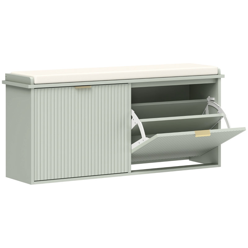 10 Pair Shoe Storage Bench