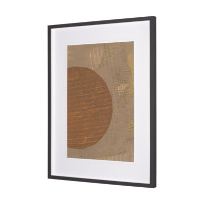 «Eclipse I» par Studio A, reproduction d'art encadrée à la main emmêlée sous verre