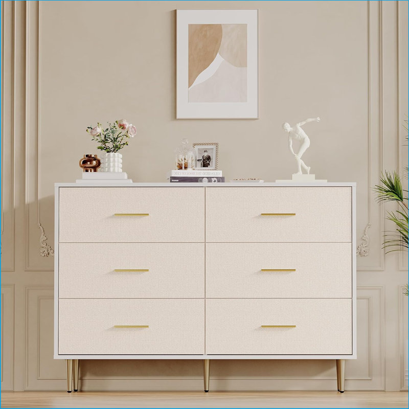 120 cm W Chest of 6 Drawers