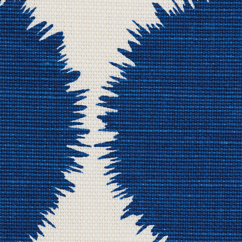 Schumacher x Studio Bon Fuzz Fabric, Navy