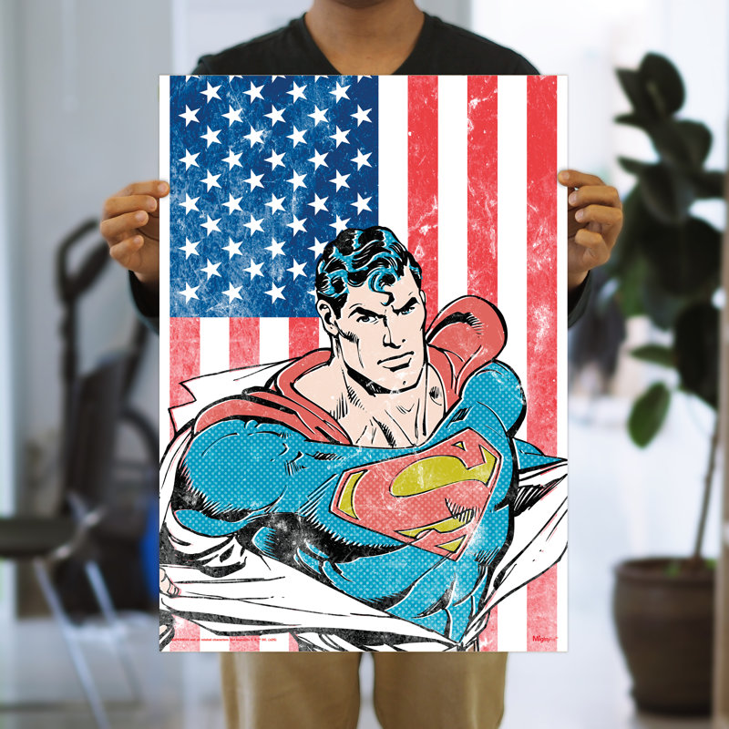 Superman (Superman USA), impression murale Mightyprint