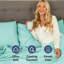 Ensemble de draps de qualité supérieure, doux et infroissables - Ensemble de draps de luxe ultra doux et de qualité supérieure-127309036-127309074