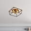 Plafonnier encastré 4 lumières à intensité variable moderne en métal homologué UL
