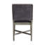 Chaise d'appoint grise Spady