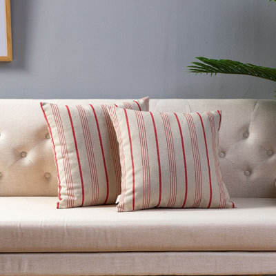 Burlap Square Pillow Cover