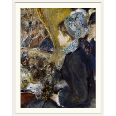 «At the Theatre 1876» par Pierre-Auguste Renoir - reproduction d'art