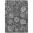 Machine Washable Indoor/Outdoor Christain ACN1322 Gray Rug-109533035