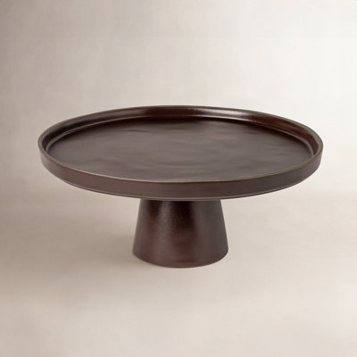 Stacked Organic Stoneware Cake Stand