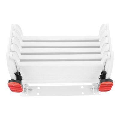 5 Steps Wall Mounted Retractable Folding Ladder