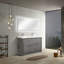 Prarthana 60 po L x 20 po P 2 portes et 3 tiroirs Meuble-lavabo avec évier double et Comptoir en Acrylique