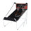 Jeu d'arcade de basketball pliable, jeu de basketball intérieur à 2 joueurs, sport à deux coups avec 5 balles, 8 modes de jeu, tableau de pointage électronique et pompe de gonflage, pour enfants, adultes (noir et blanc)