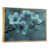 Toile avec cadre flottant or