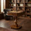 Table de jeu réversible Cherry Chess Checker